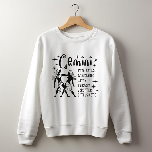 Unisex Oversized Gemini Sweatshirt