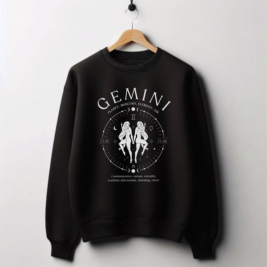 Unisex Classic Oversized Gemini Sweatshirt