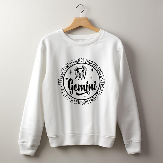 Unisex Classic Oversized Gemini Sweatshirt