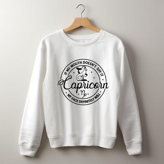 Unisex Classic Oversized Capricorn Sweatshirt