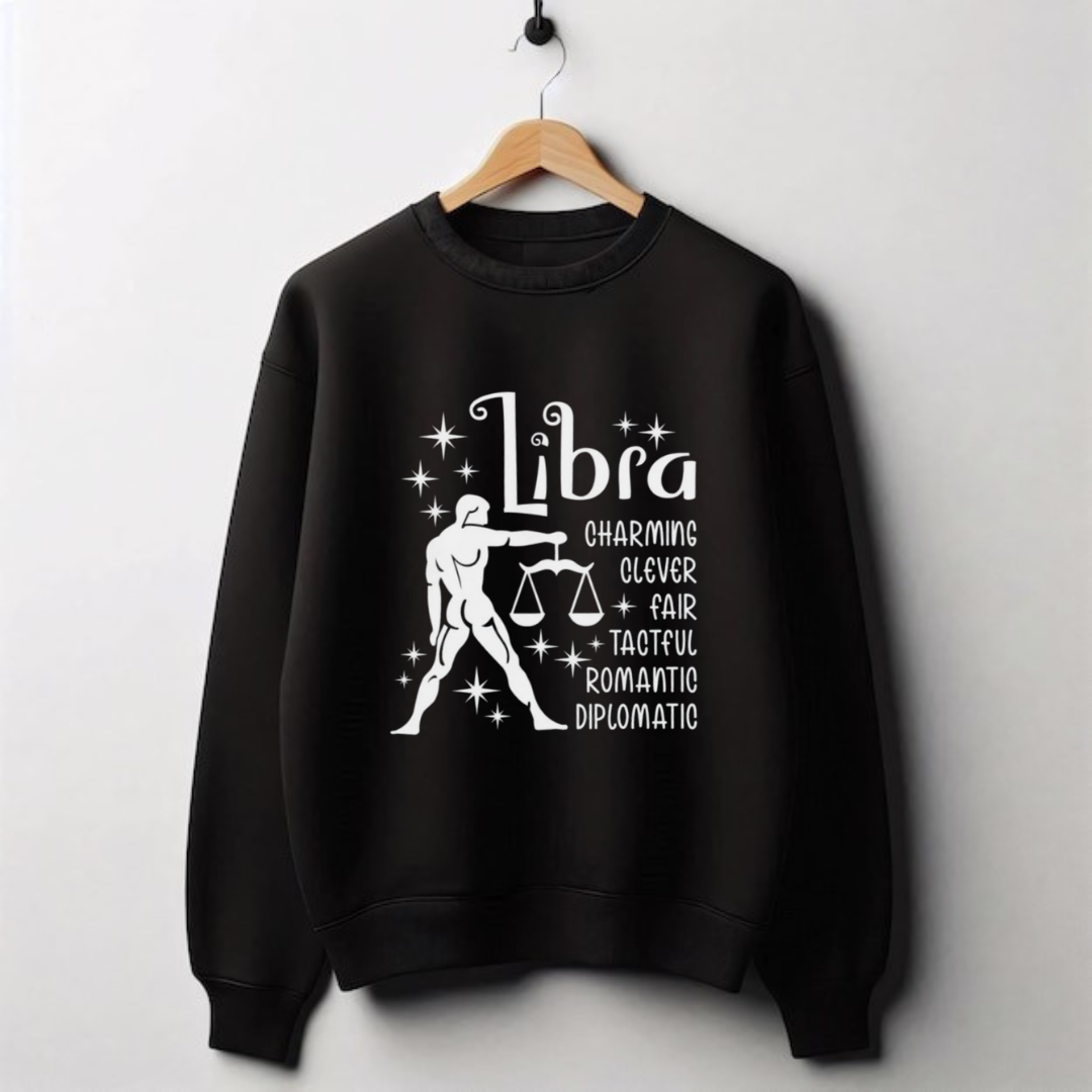 Unisex Classic Oversized Libra Sweatshirt