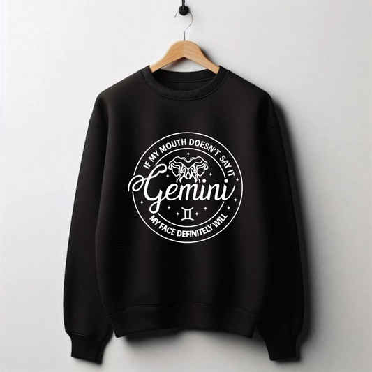 Unisex Classic Oversized Gemini Sweatshirt