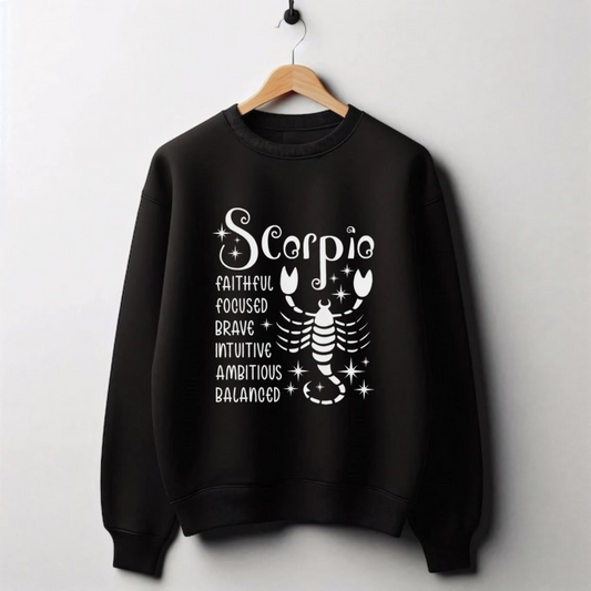 Unisex Classic Oversized Scorpio Sweatshirt