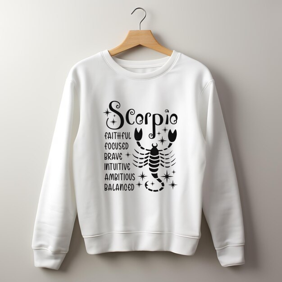 Unisex Classic Oversized Scorpio Sweatshirt