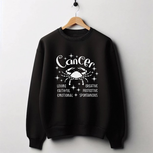 Unisex Classic Oversized Cancer Sweatshirt