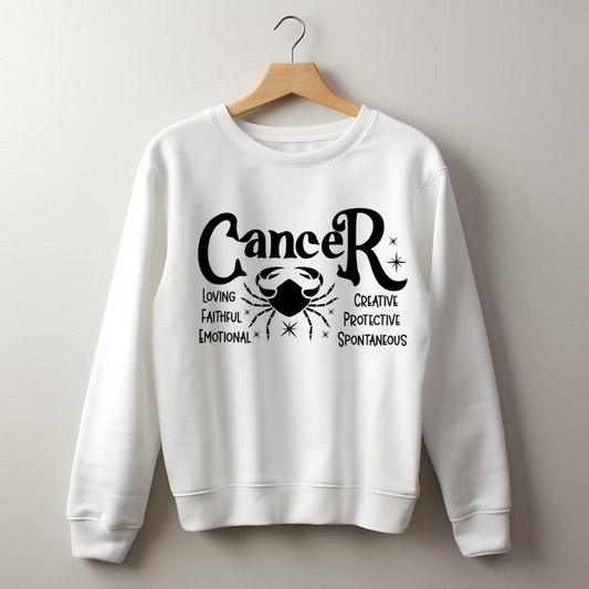 Unisex Classic Oversized Cancer Sweatshirt