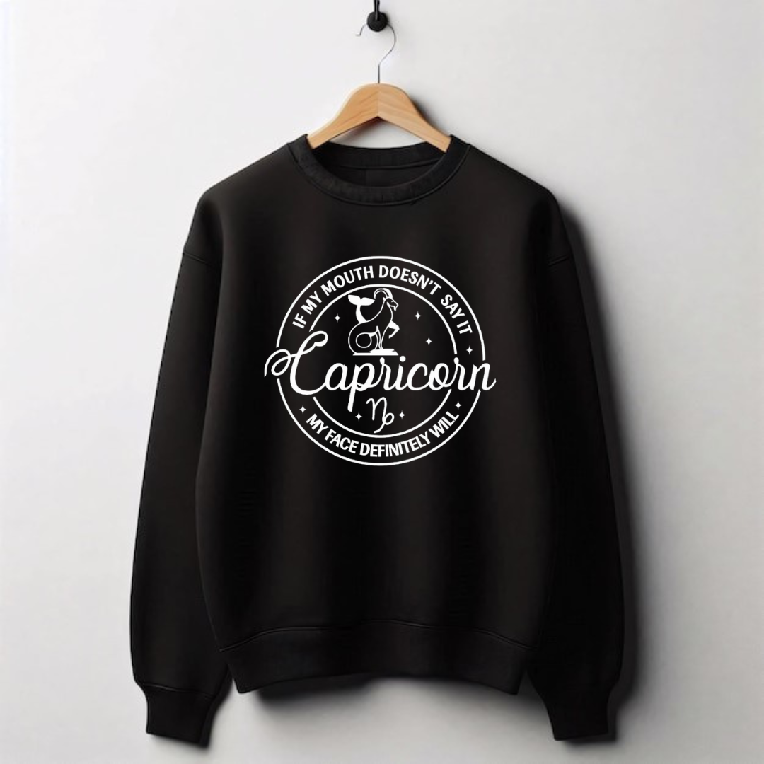 Unisex Classic Oversized Capricorn Sweatshirt